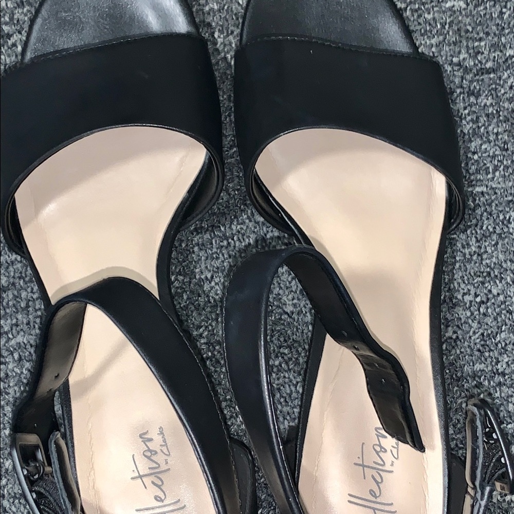 Clark shoes black